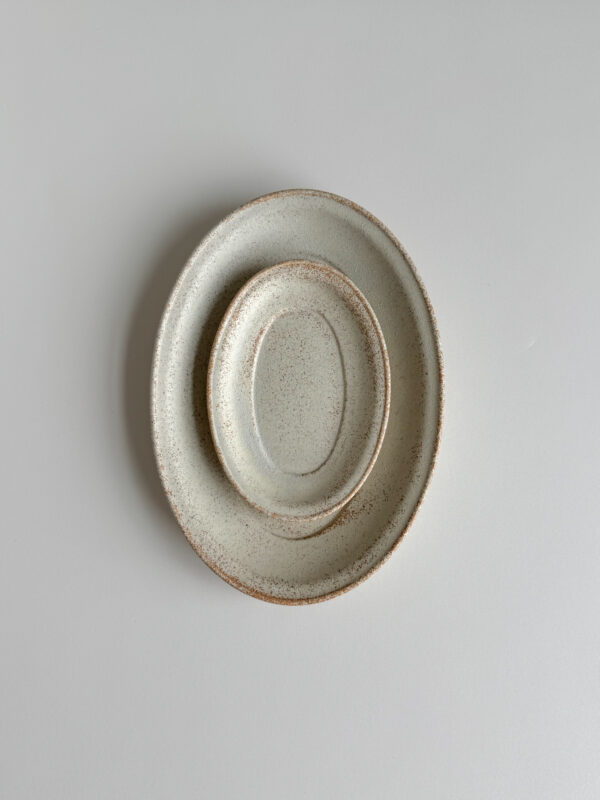 Sand Oval Plate