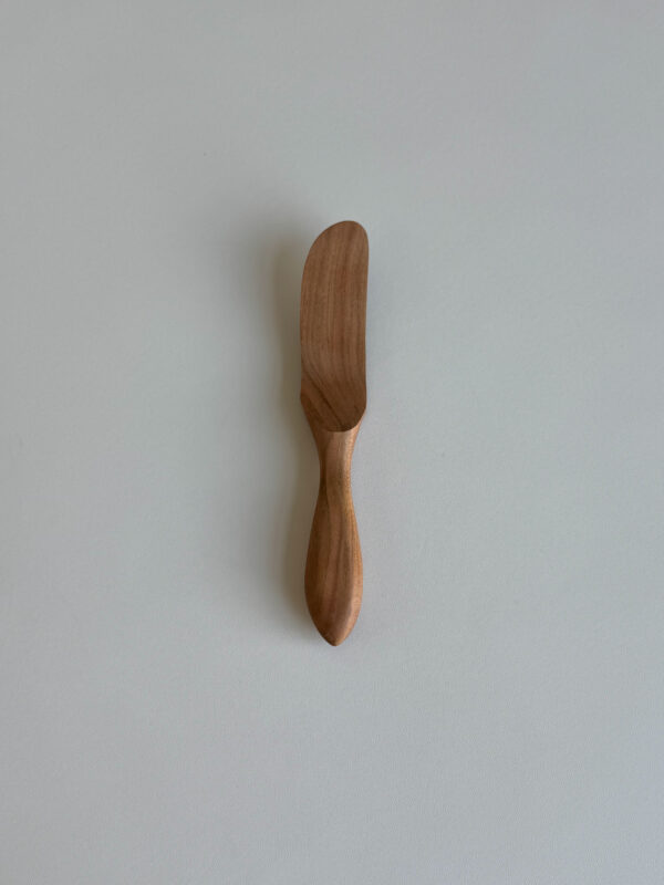 wood long butter knife